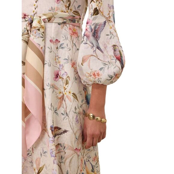 Zimmermann Women Rebellion Button Midi Dress - Picture 5 of 5